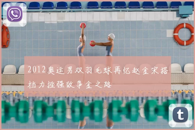 2012奥运男双羽毛球再忆赵金宋搭档力挫强敌争金之路