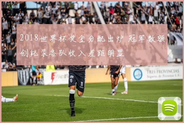 2018世界杯奖金分配出炉 冠军数额创纪录各队收入差距明显